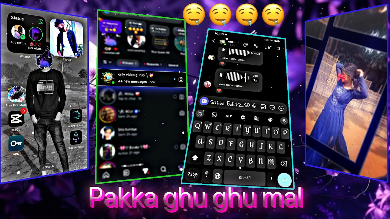 ✨ Pakka ghu ghu mal 😜🔥 | New Messenger Chat Vibe 💬🎶