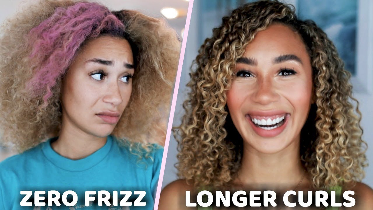 MY CURLY HAIR ROUTINE! How I Fixed My Dry Frizzy Hair | MyLifeAsEva