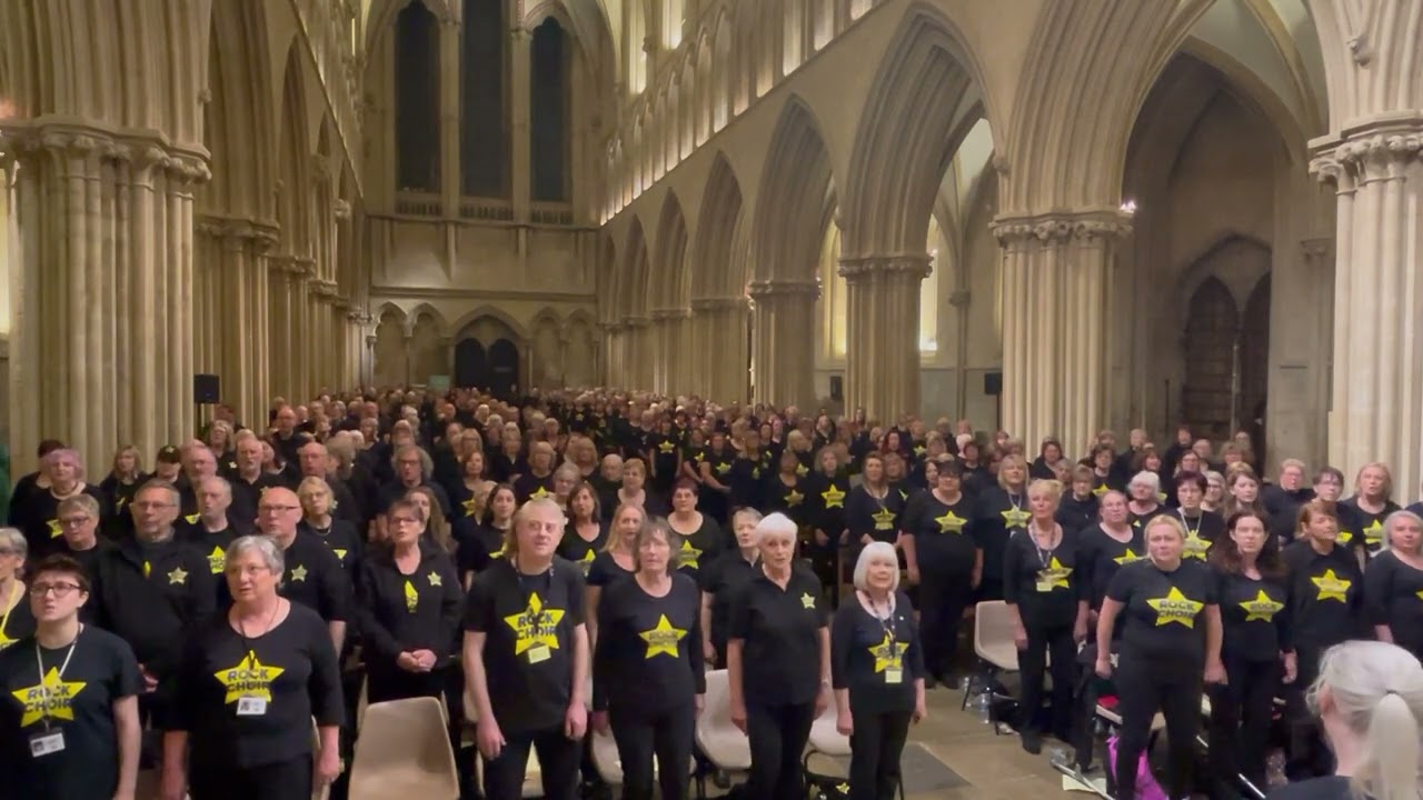 Wells Cathedral: Angels by Rock Choir Wiltshire & Somerset