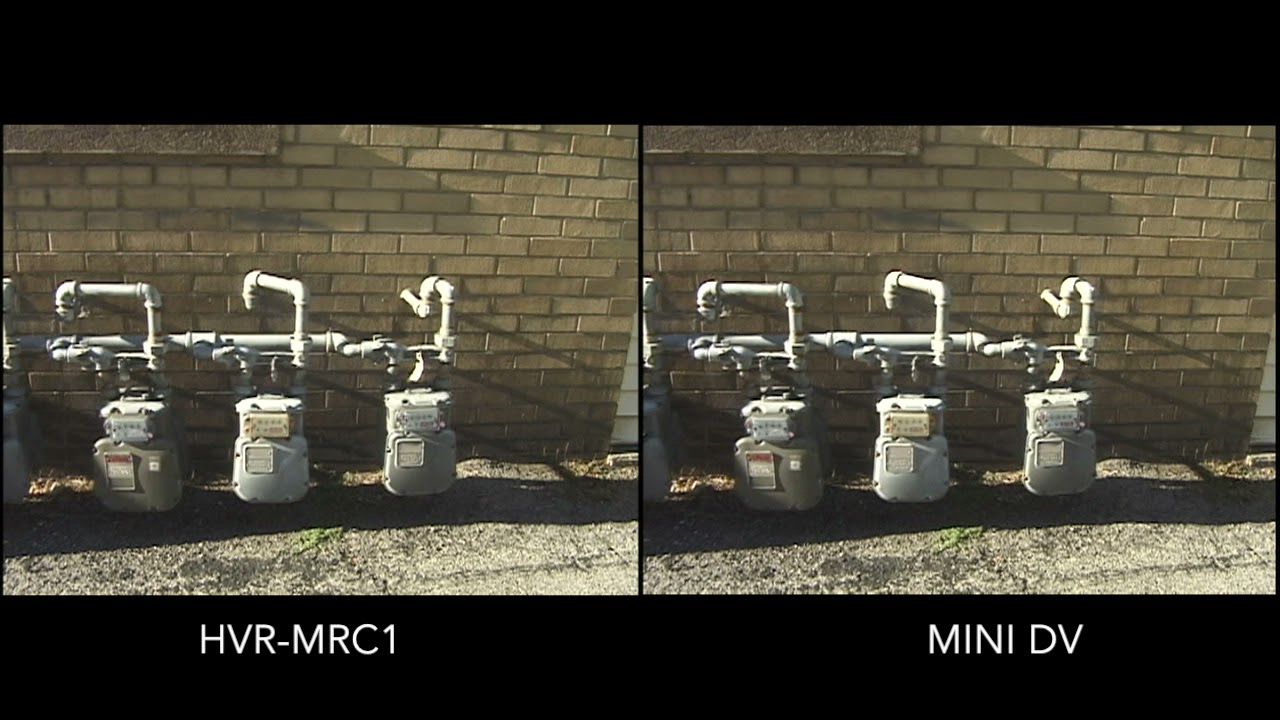 Sony VX1000 MiniDV Tape VS HVR-MRC1K CF Recording
