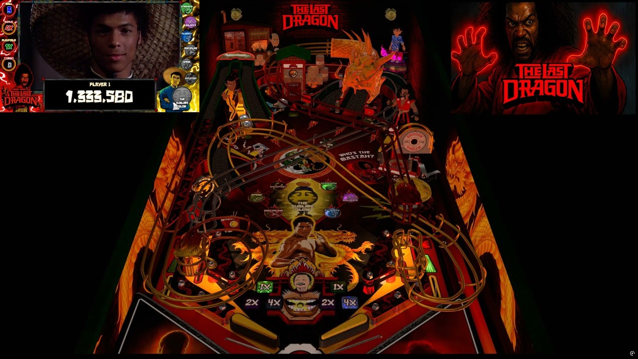 Последний дракон (Оригинал 2025) - Vpxpinballwizards - Visual Pinball X / VPX - 4 миссии и EB!