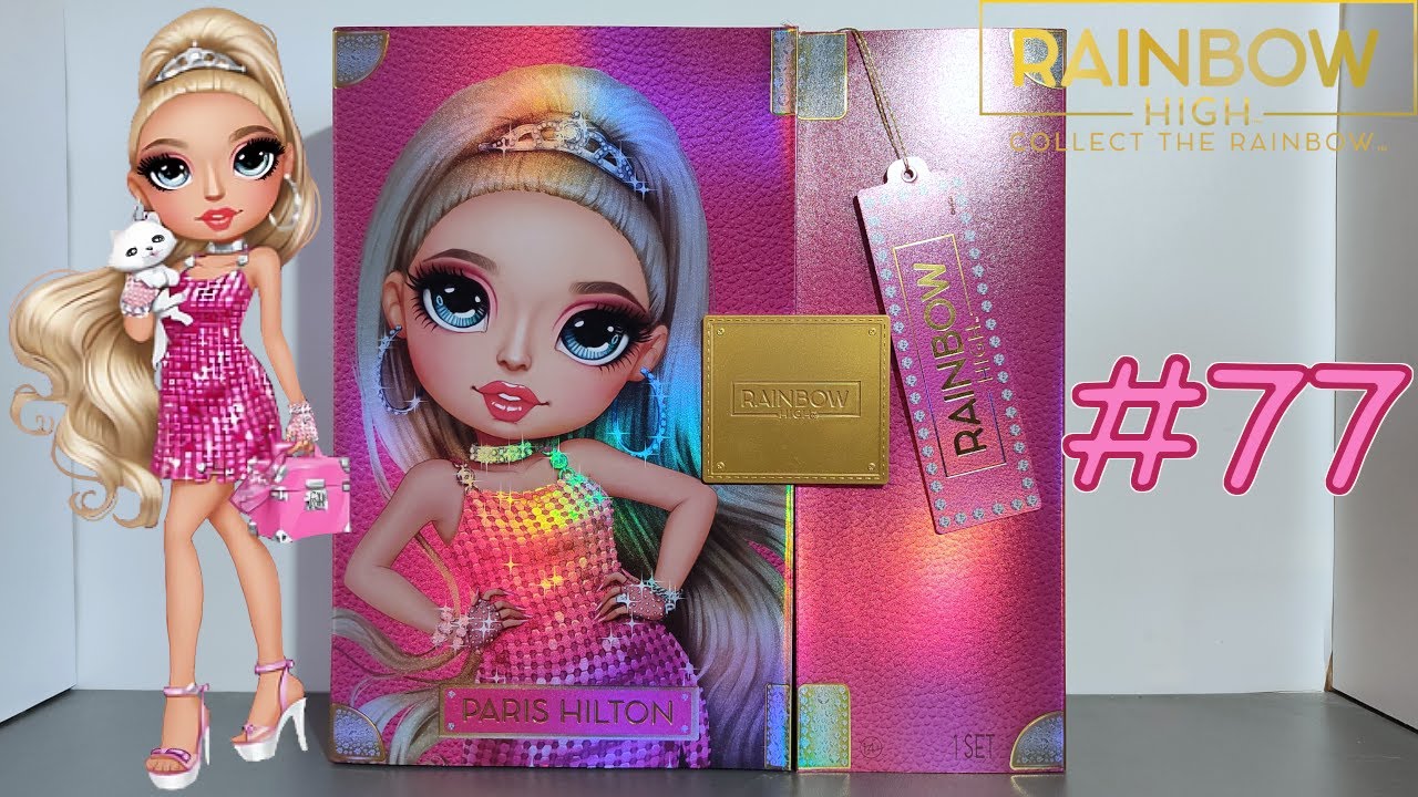 Présentation de la poupée Paris Hilton - Edition Collector [Rainbow High #77]