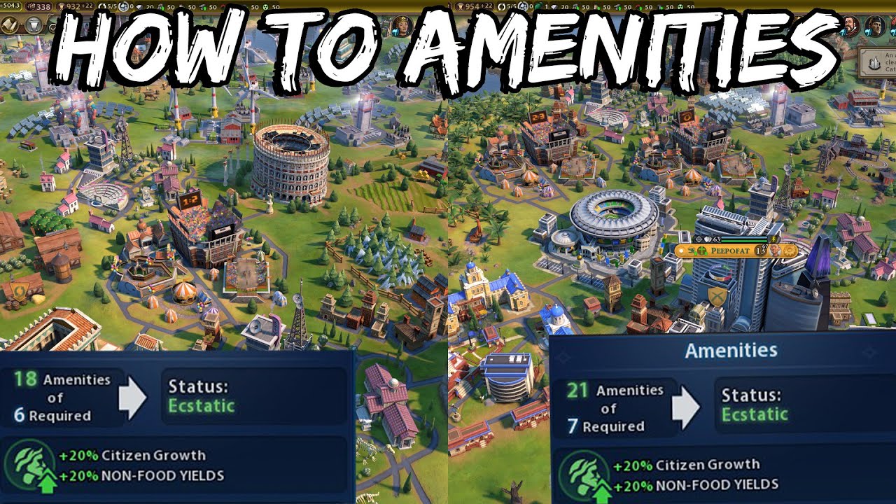 AMENITIES! How They Work, and How To Use Them!