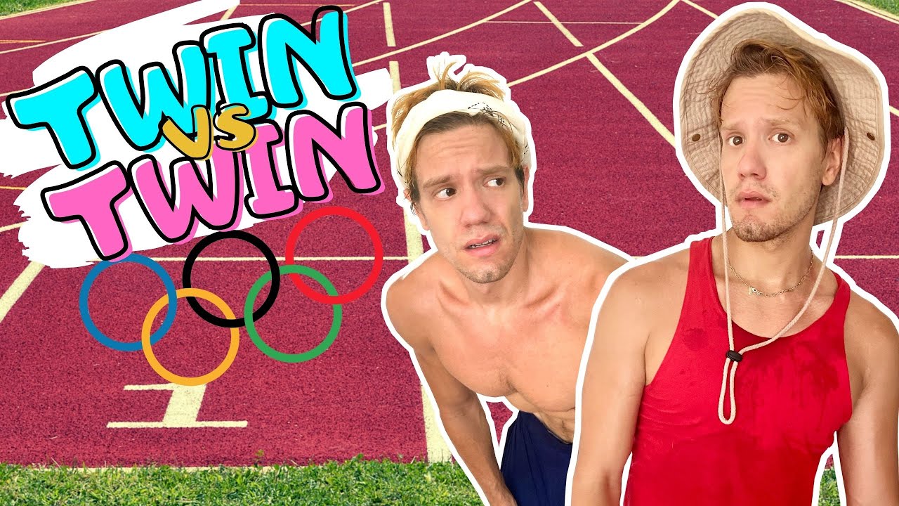 Twin VS Twin EXTREME Olympics Challenge! Adam Rodney
