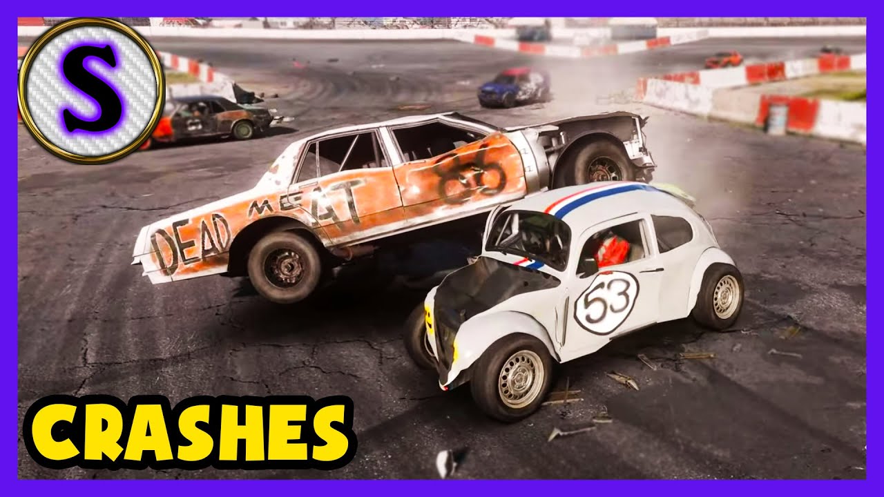 Banger racing CRASHES and ACCIDENTS Compilation #2 - Wreckfest 2