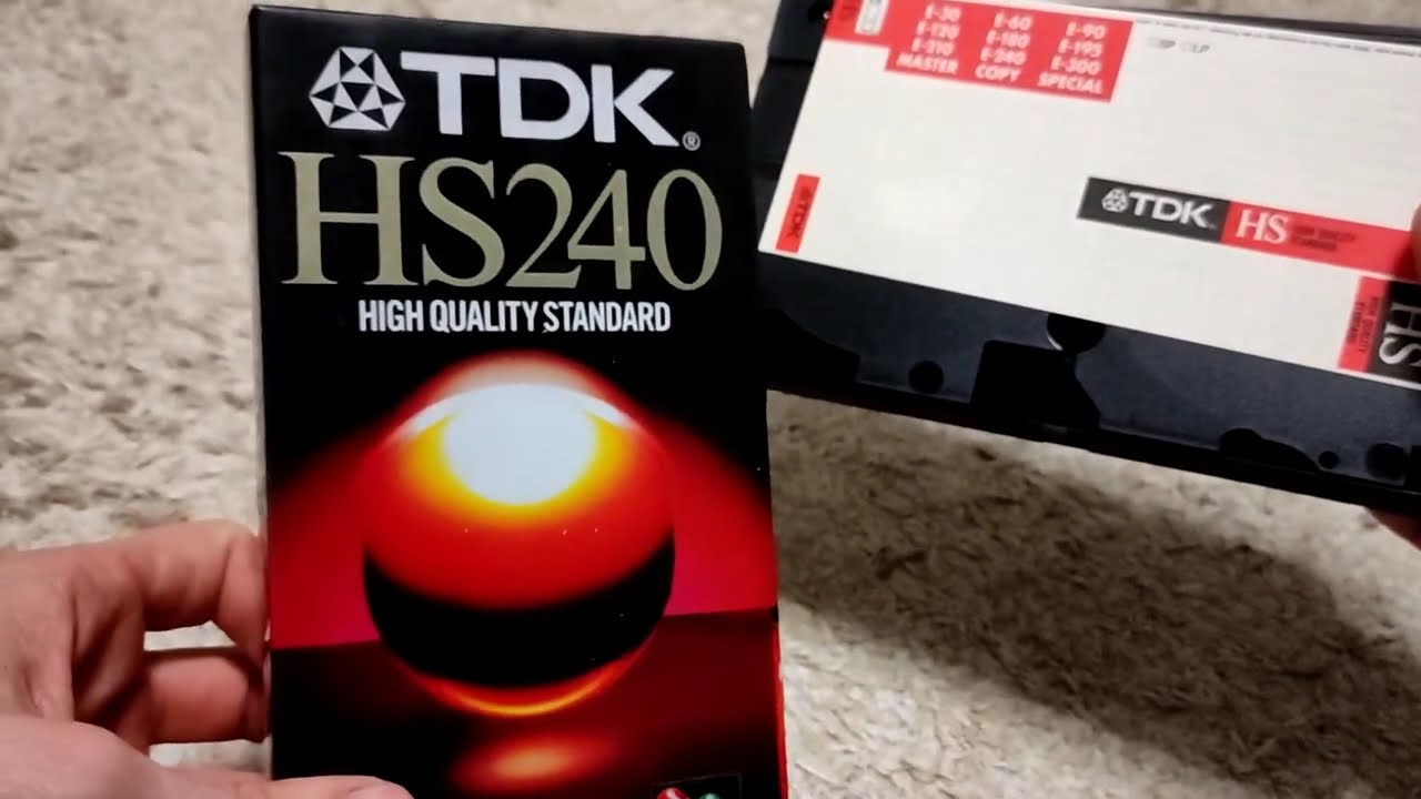Что случилось с чистой видеокассетой TDK HS240 за 26 лет