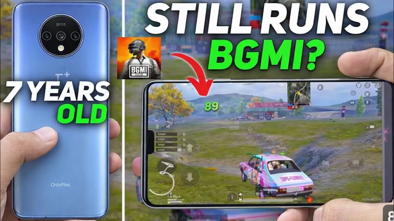 I tested bgmi on 7-years-Old phone in 2026 Lag? Ctash ? Unbelievable gaming experience #oneplus 7t