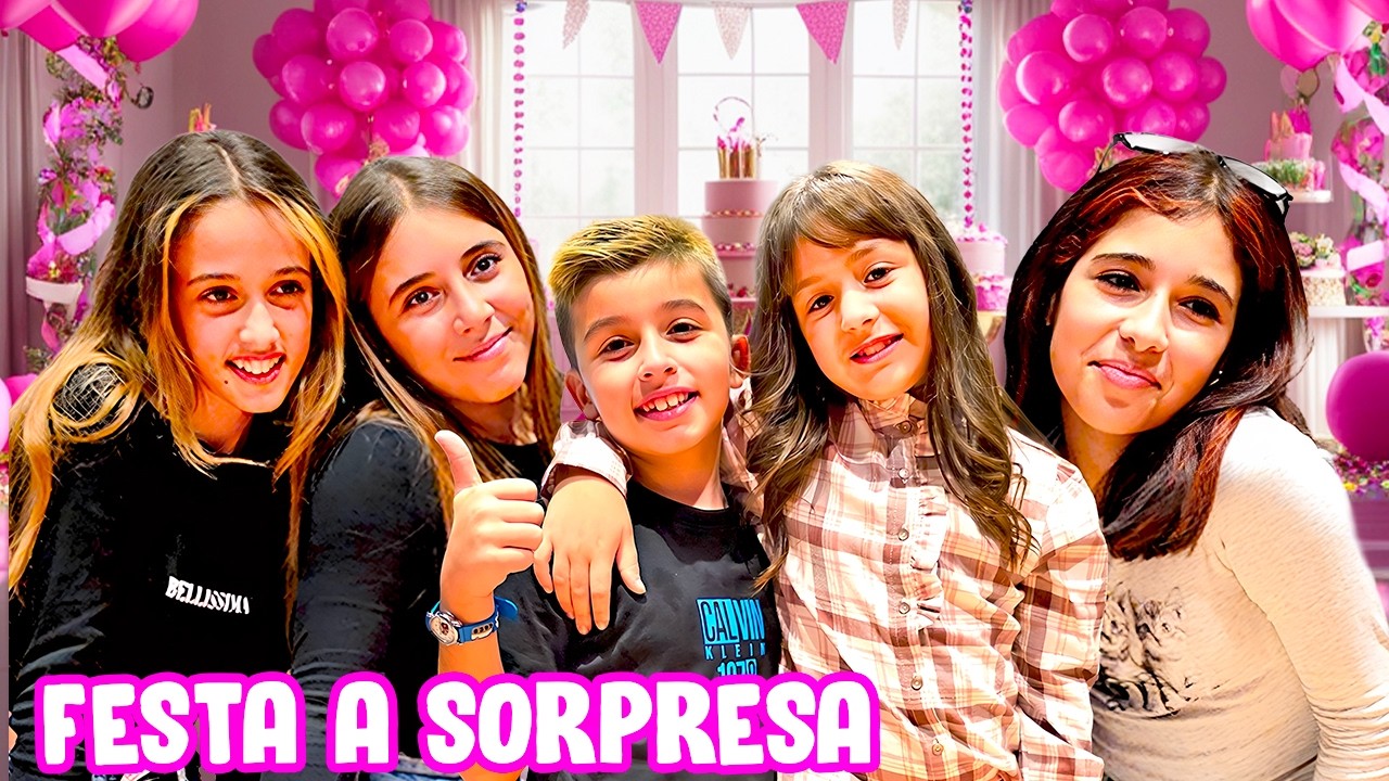 GABRIELE E MARTY GRANDE ORGANIZZANO UNA FESTA PER DELIA