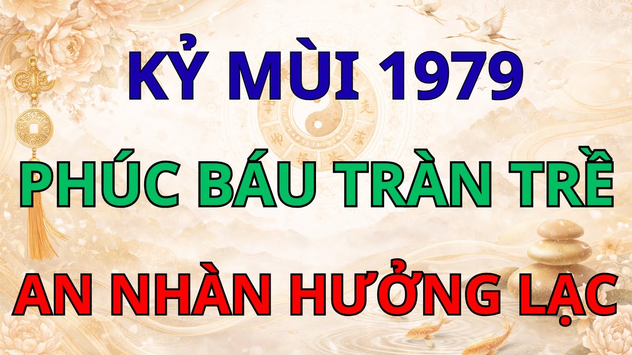 Tử Vi Kỷ Mùi 1979: Gánh Nặng Cuộc Đời Đã Hết, Từ Nay Phúc Báu Tràn Trề, An Nhàn Hưởng Lạc