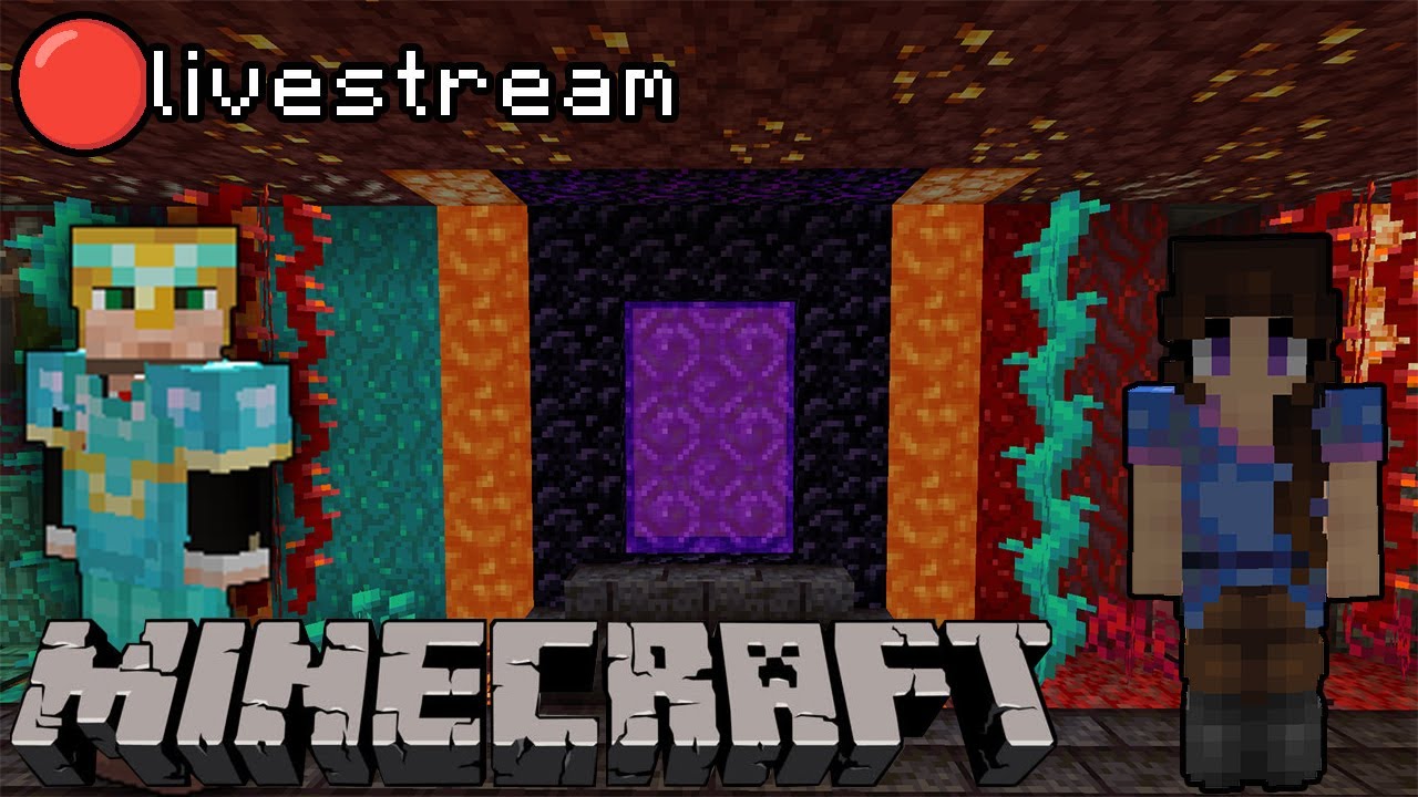 Ice Boat Roads in The Nether on Family Minecraft Server | Minecraft Survival | Tuesday Livestream