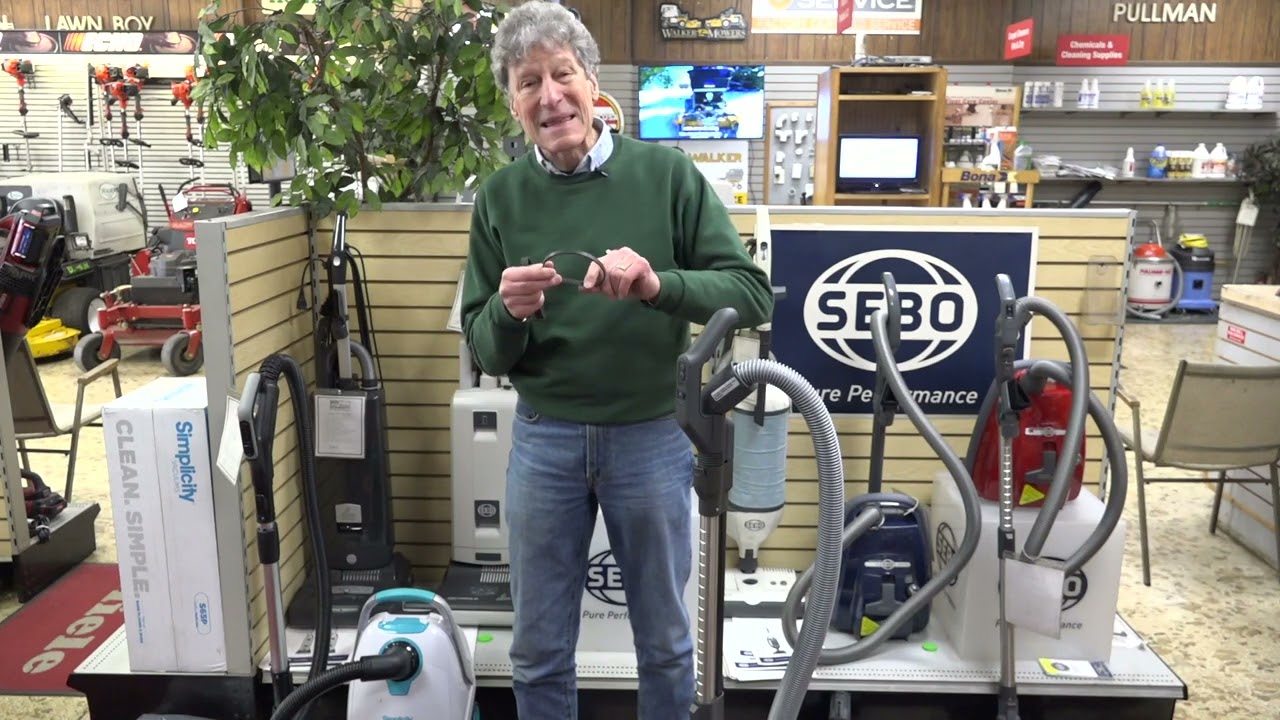Sebo D4 Premium Canister Vacuum with ET1 Power Nozzle Overview