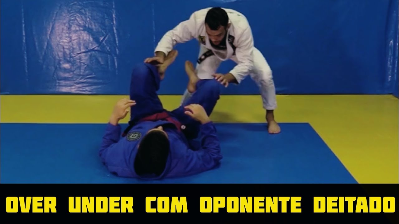 Passagem De Guarda Over Under Com Oponente Deitado Com Leonardo 