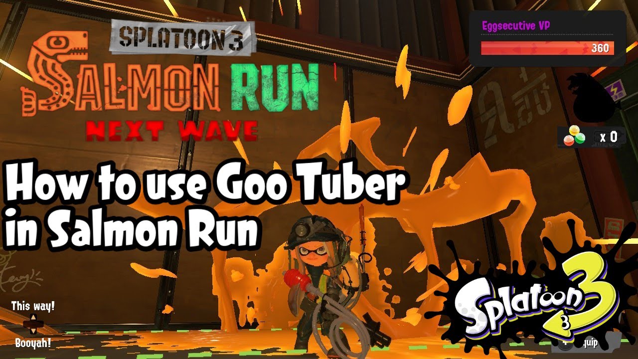 Weapon Guide: Goo Tuber in Salmon Run (Splatoon 3)
