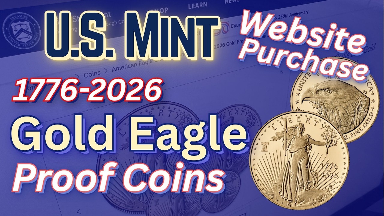 New 1776-2026 GOLD EAGLE Proof Coins. Low Mintage, High Value, Rare. How to Purchase. Available Now!