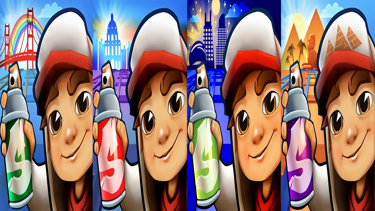Subway Surfers : Chicago 2023 🆚 Oxford 2023 🆚 San Francisco 2022 🆚 Cairo 2022