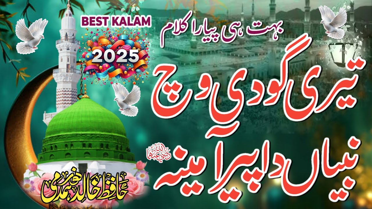New Punjabi Naat 2025 | Teri Godi Vich Nabian Da Peer Amina | Hafiz Khalid Noor Hamdmi Official