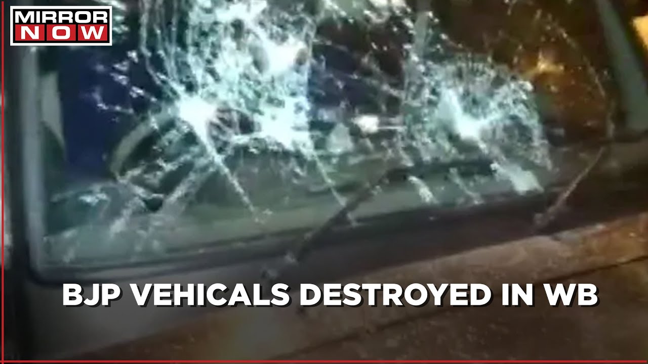 Kolkata: BJP campaign vehicles vandalized; TMC workers accused of the attack