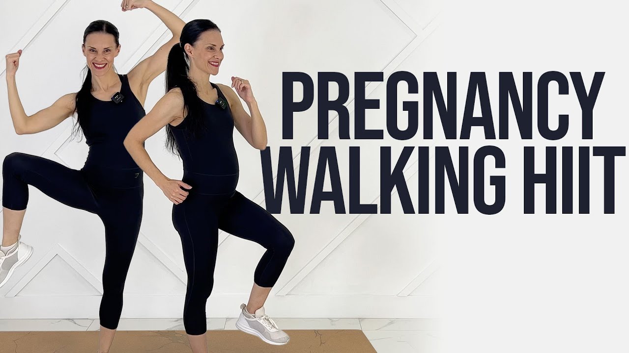Pregnancy Walking HIIT Workout (Pregnancy Exercises To Stay Fit & Active)