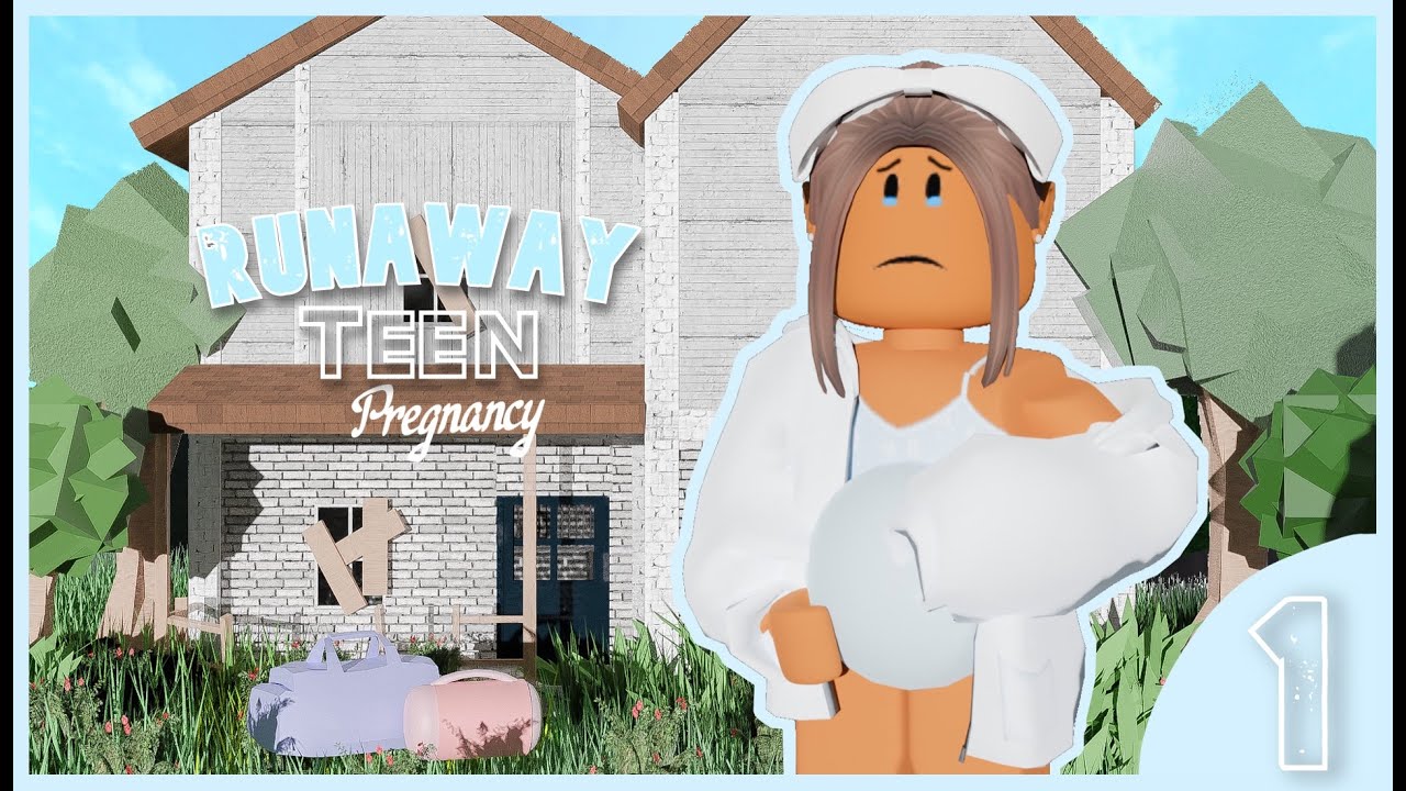 Runaway Teen Pregnancy *VOICED* Backstory || Roblox Bloxburg Roleplay ||