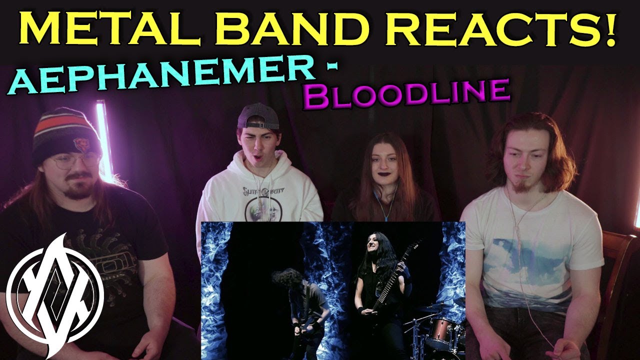 Aephanemer - Bloodline REACTION | Metal Band Reacts!