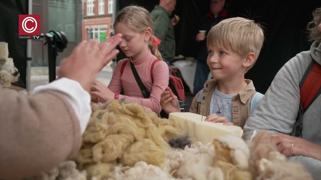 Frivillige fra Kringsminde lavede gamle dyder på Rådhuspladsen