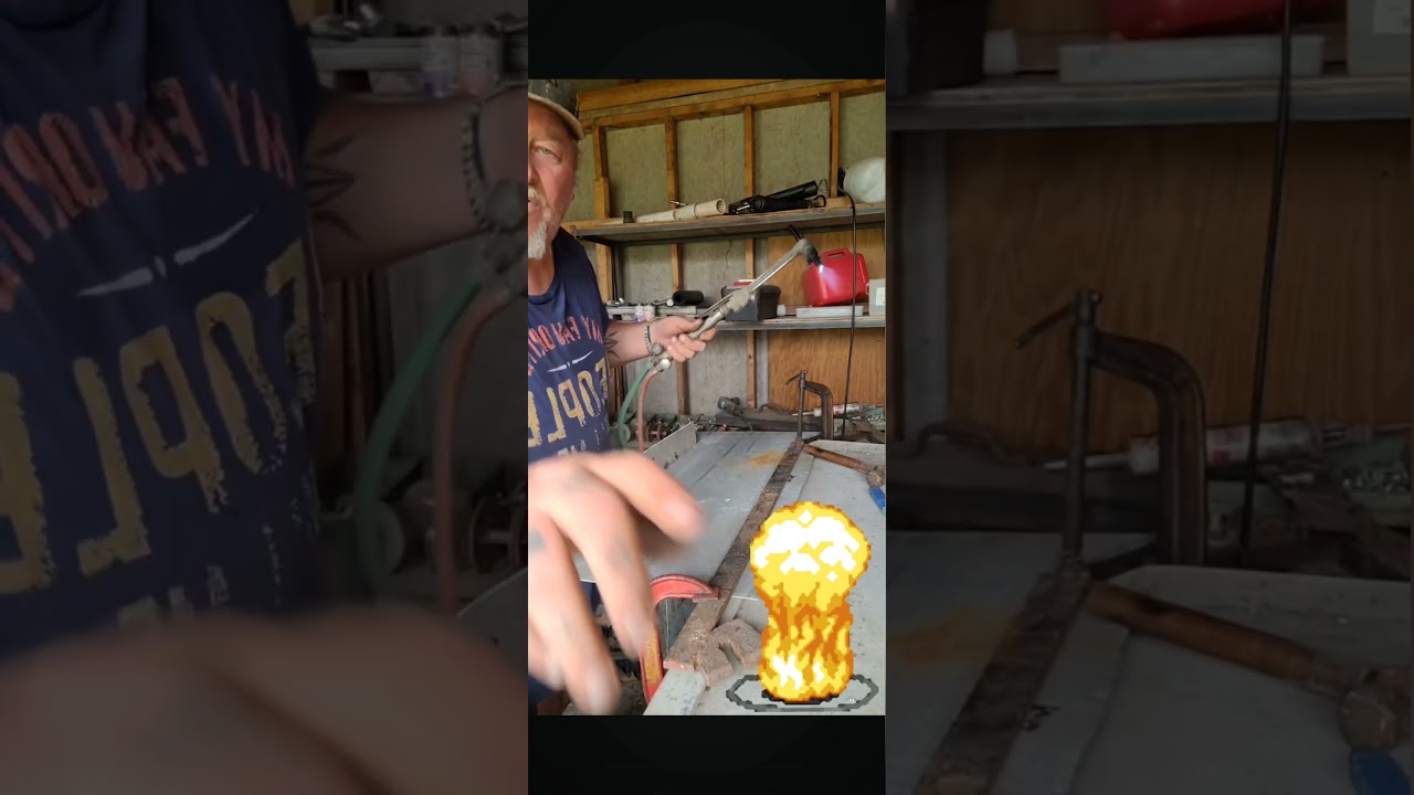EXPLOSION  goes WRONG  #entertainment #fire  #boom #fabrication #ytshorts
