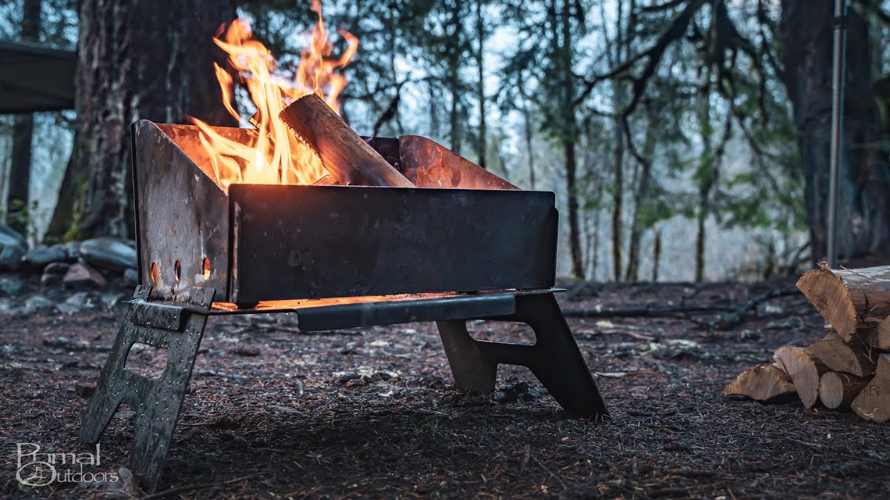 Flat Pack Portable Fire Pit