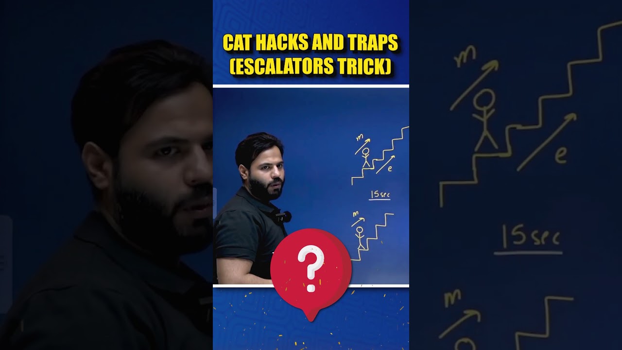 CAT Hacks and Traps | Escalators | CAT 2023 Strategy | #iim #cat2023 #mbawallah #physicswallah