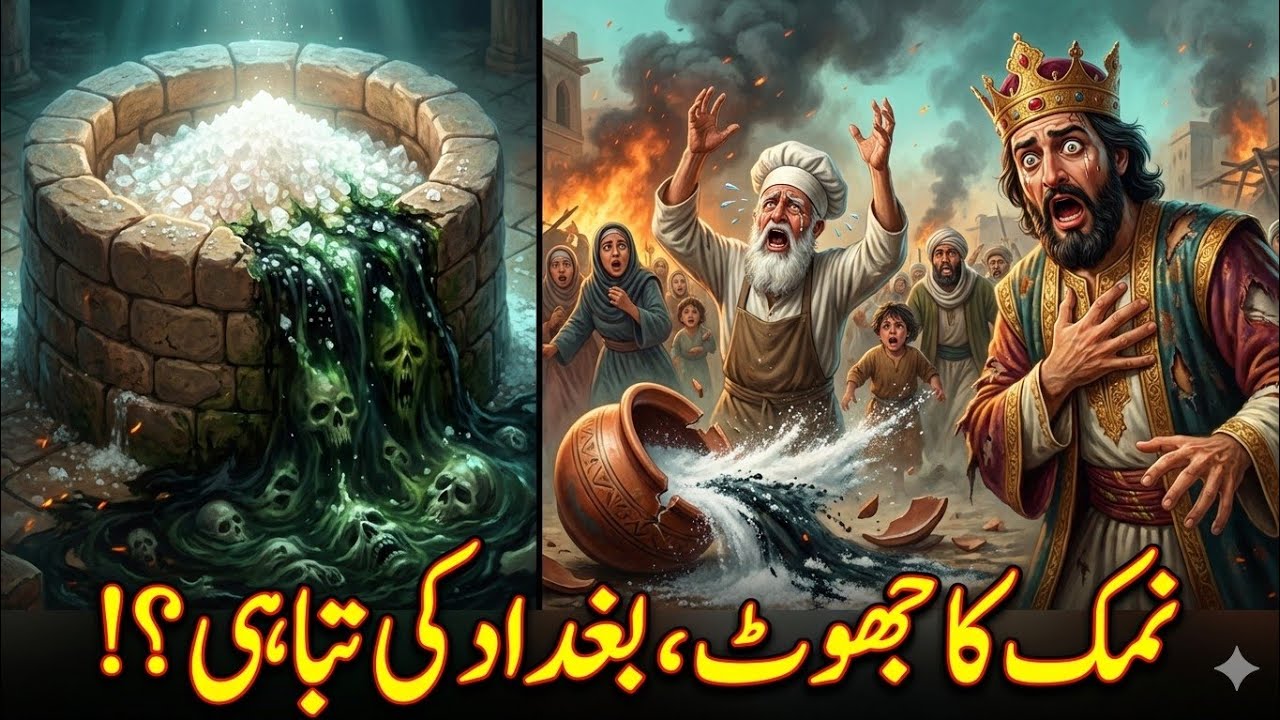 Namak ka jhoot aur Baghdad ki tabahi / Jhoot ka anjaam / HIndi story / Urdu moral story
