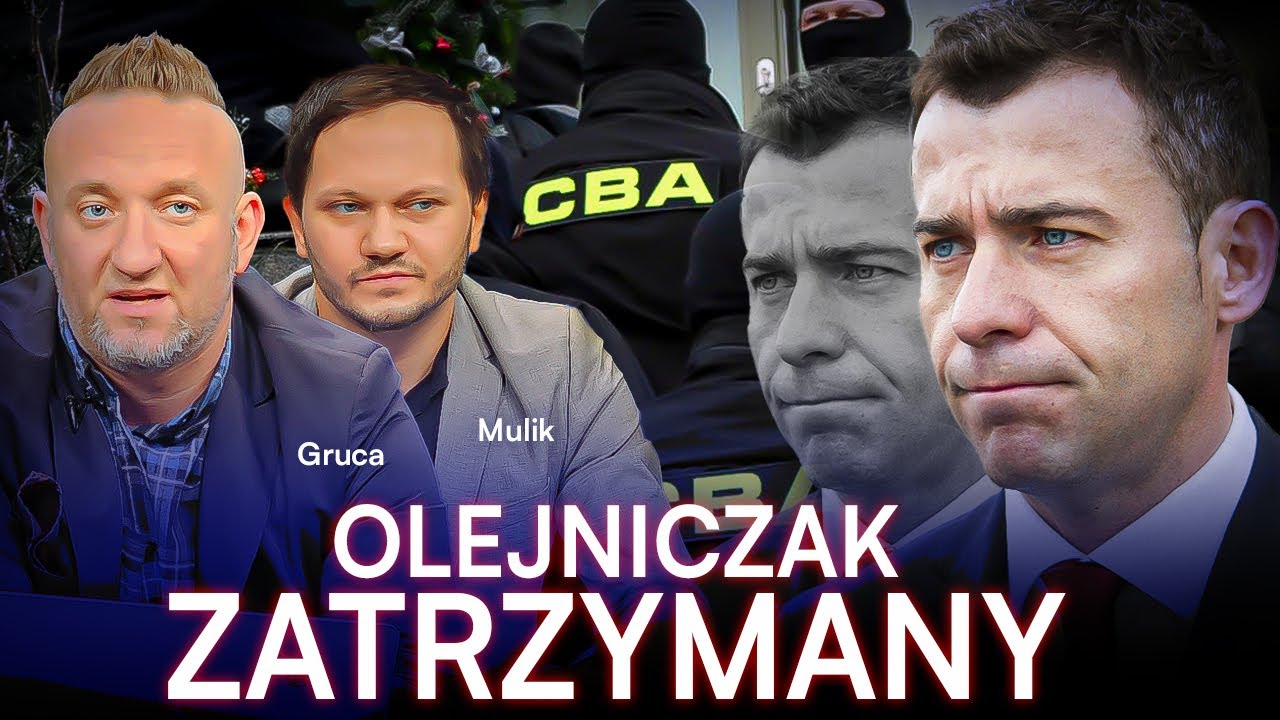 PILNE. OLEJNICZAK ZATRZYMANY PRZEZ CBA. GRUCA I MULIK OBNAŻAJĄ SŁUŻBY