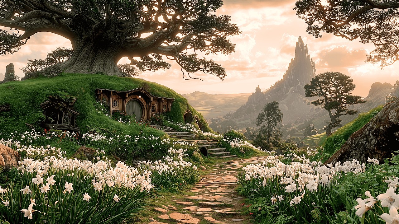 Springtime in The Shire | Relaxing Middle-Earth Music inspired by The Lord of the Rings #lotr