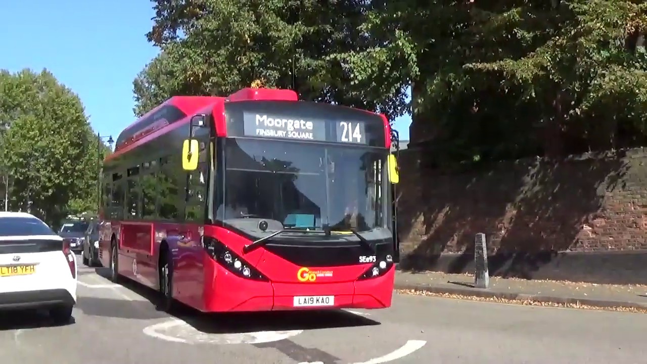 London Buses 2019-Electric buses on routes 46 & 214 Sep 2019