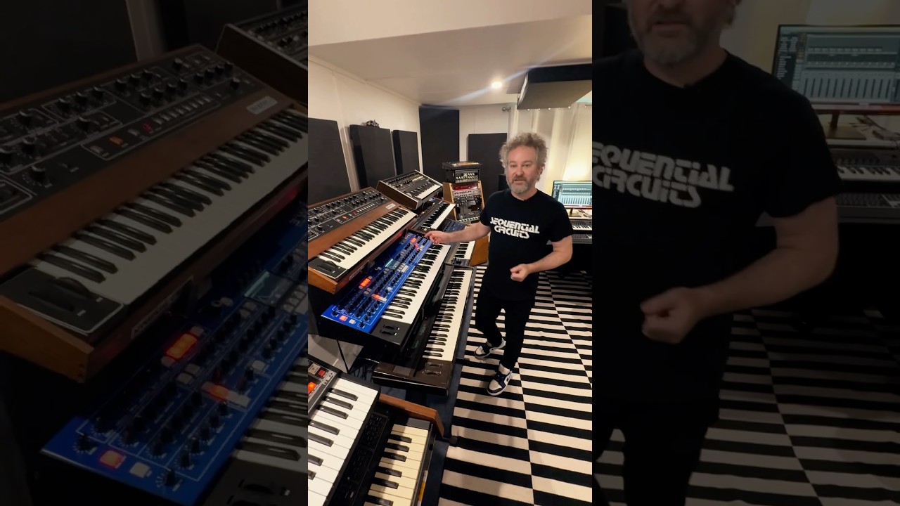 A quick look at my Synths : Part 1 #musicstudio #synthesizer #analog