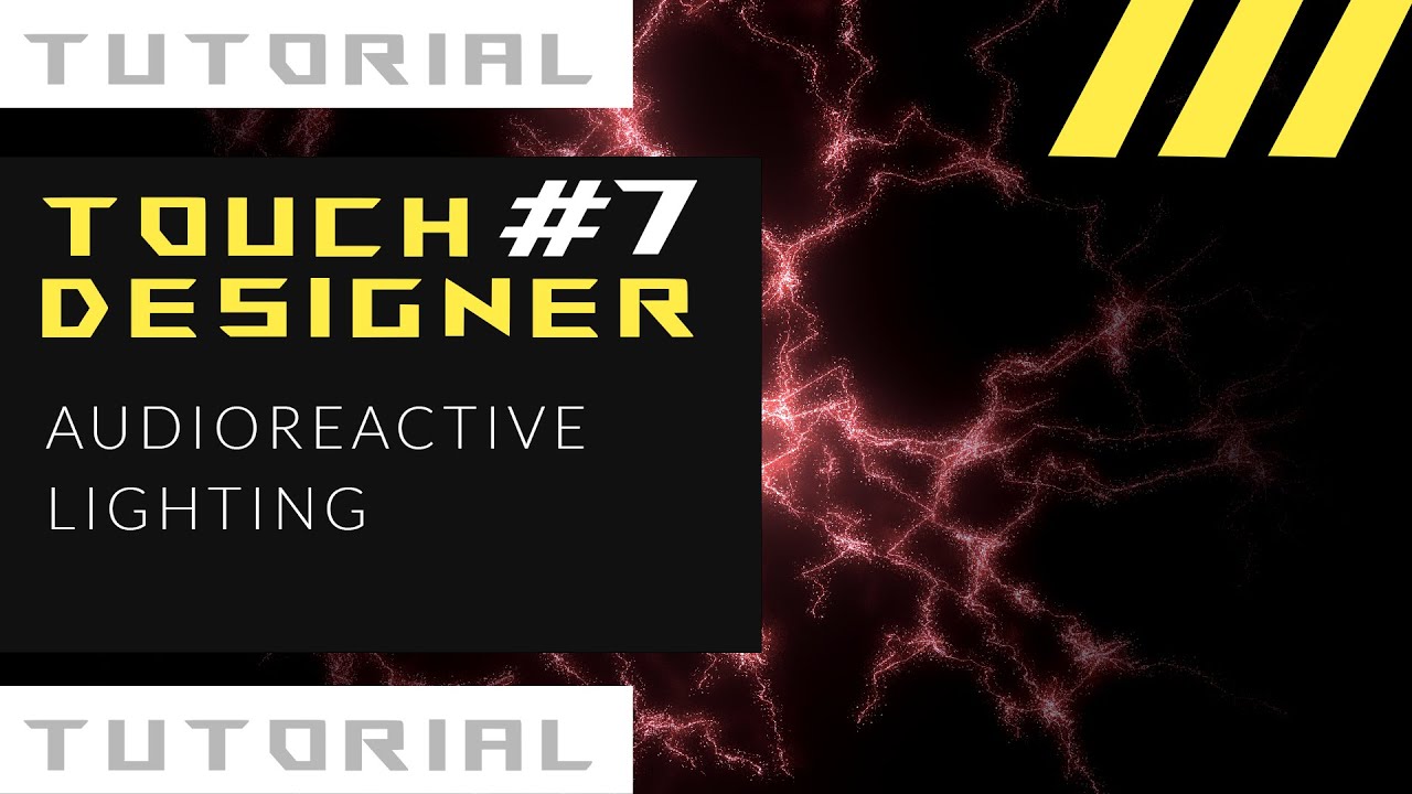 TouchDesigner tutorial #7. Audioreactive zippers #electro #techno