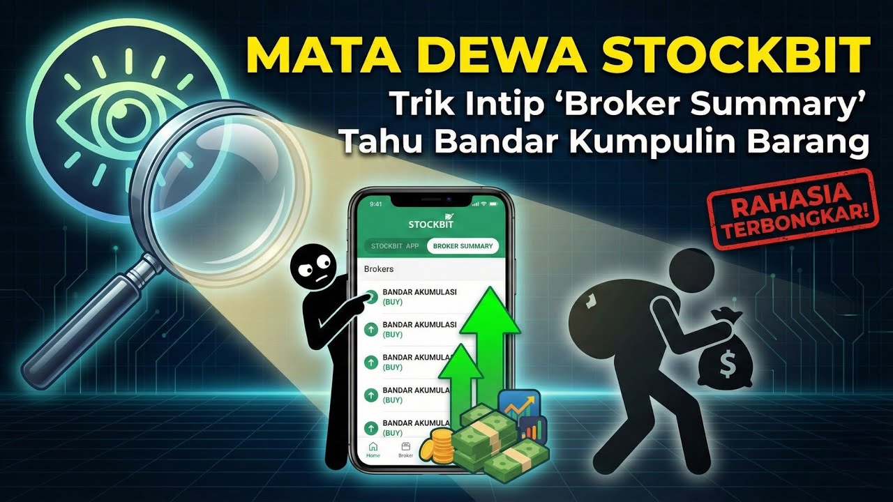 Mata Dewa Stockbit: Trik Intip Fitur “Broker Summary” Buat Tahu Bandar Lagi Kumpulin Barang