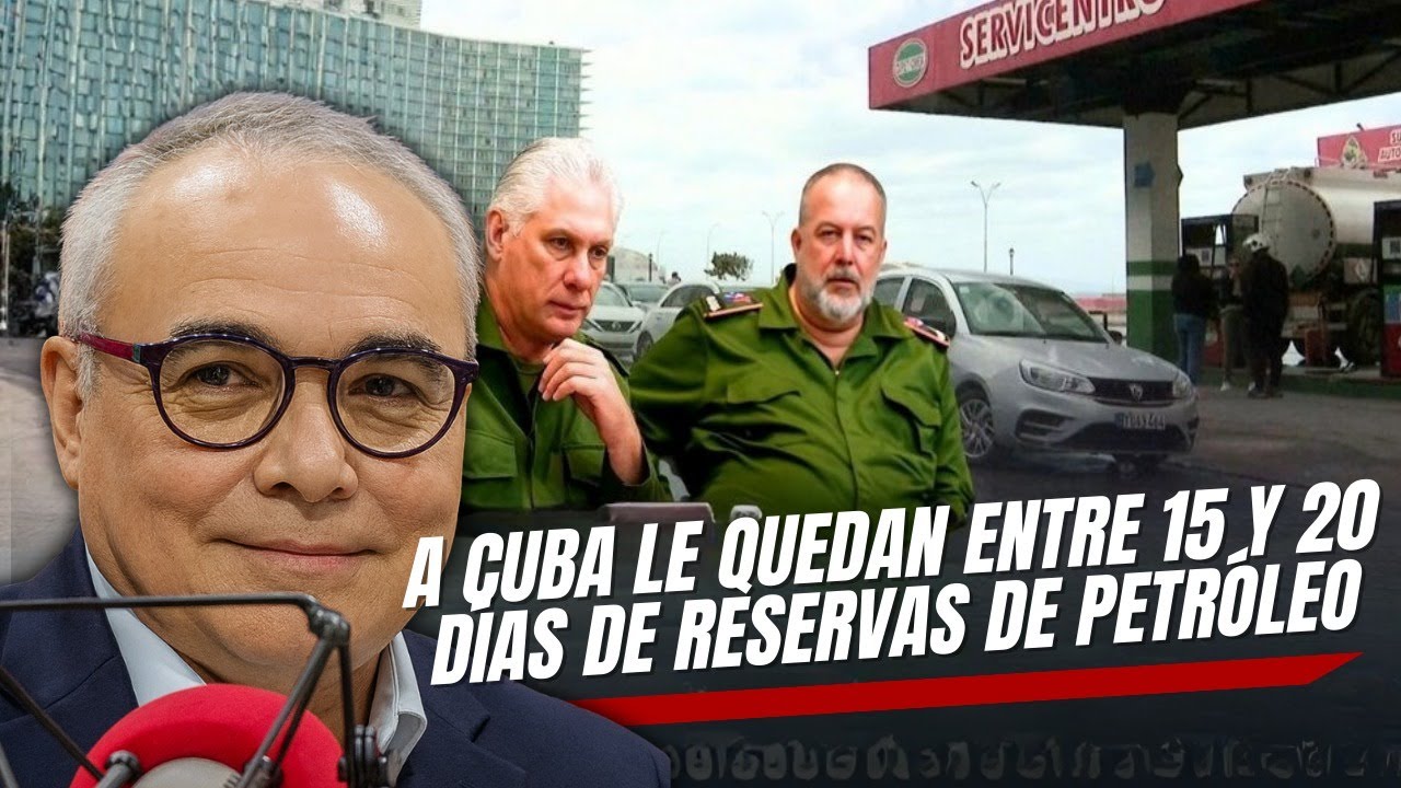 A Cuba le quedan entre 15 y 20 días de reservas de petróleo