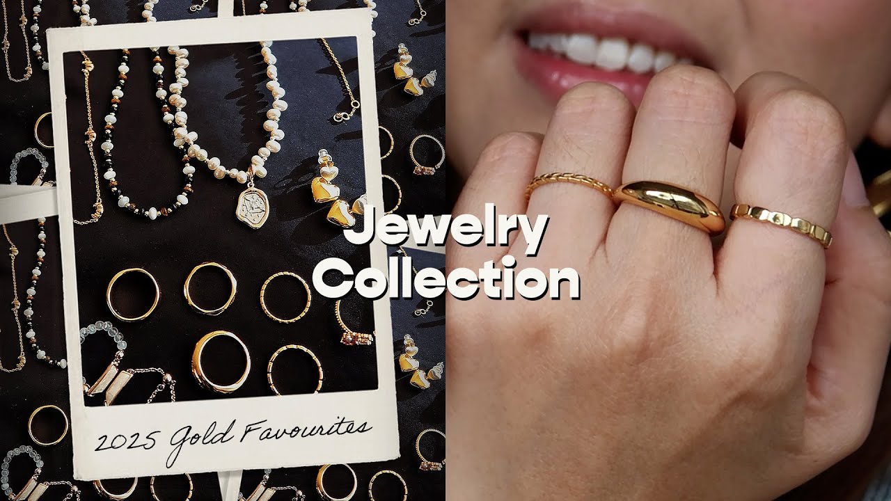 My Gold Jewelry Collection 2025 | Minimalist, Affordable & Timeless Pieces ft. Linjer