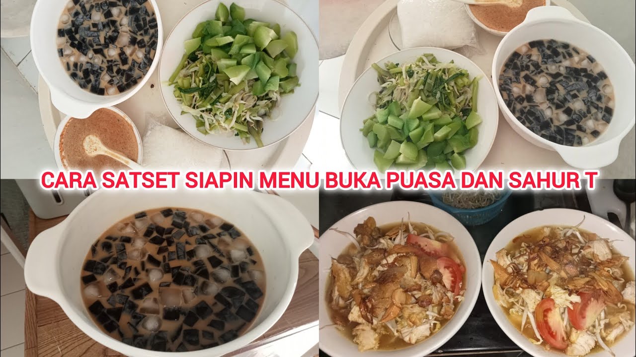 CARA CEPAT SIAPIN MENU SAHUR & BUKA PUASA TANPA FOOD PREPARATION ‼️|  PUASA HARI KE 2 VLOG RAMADHAN