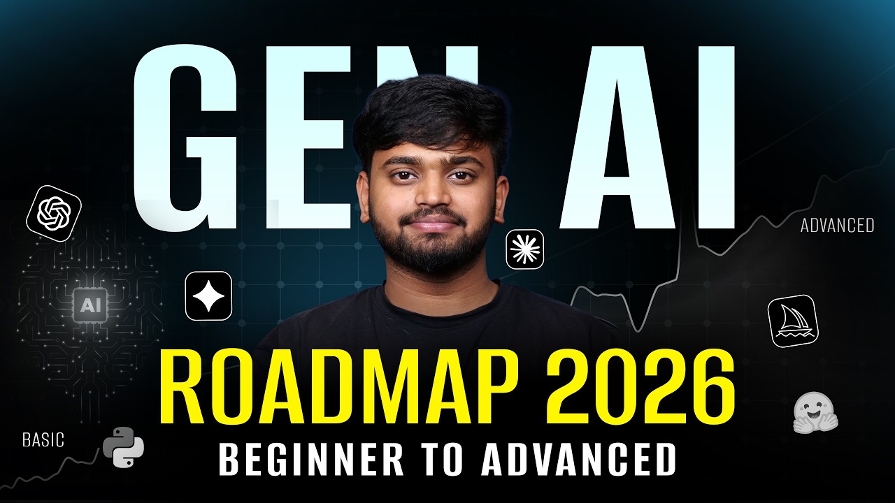 Complete Generative AI Roadmap 2026 | Step-by-Step Guide to Become a GenAI Engineer | Intellipaat