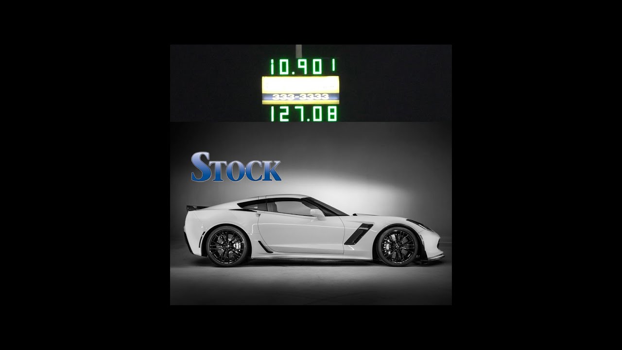 10 second Stock 2015 Z06! - 2015 C7 Chevrolet Corvette Drag Race