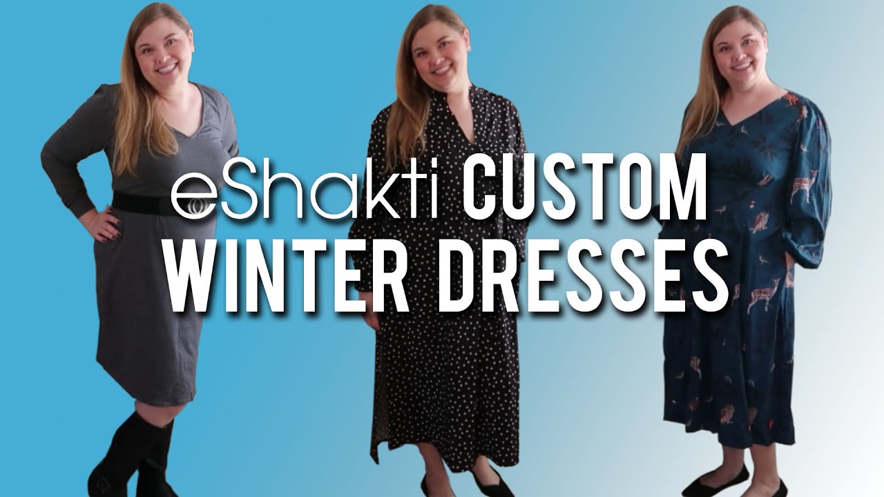 CUSTOM WINTER DRESSES | eShakti Review