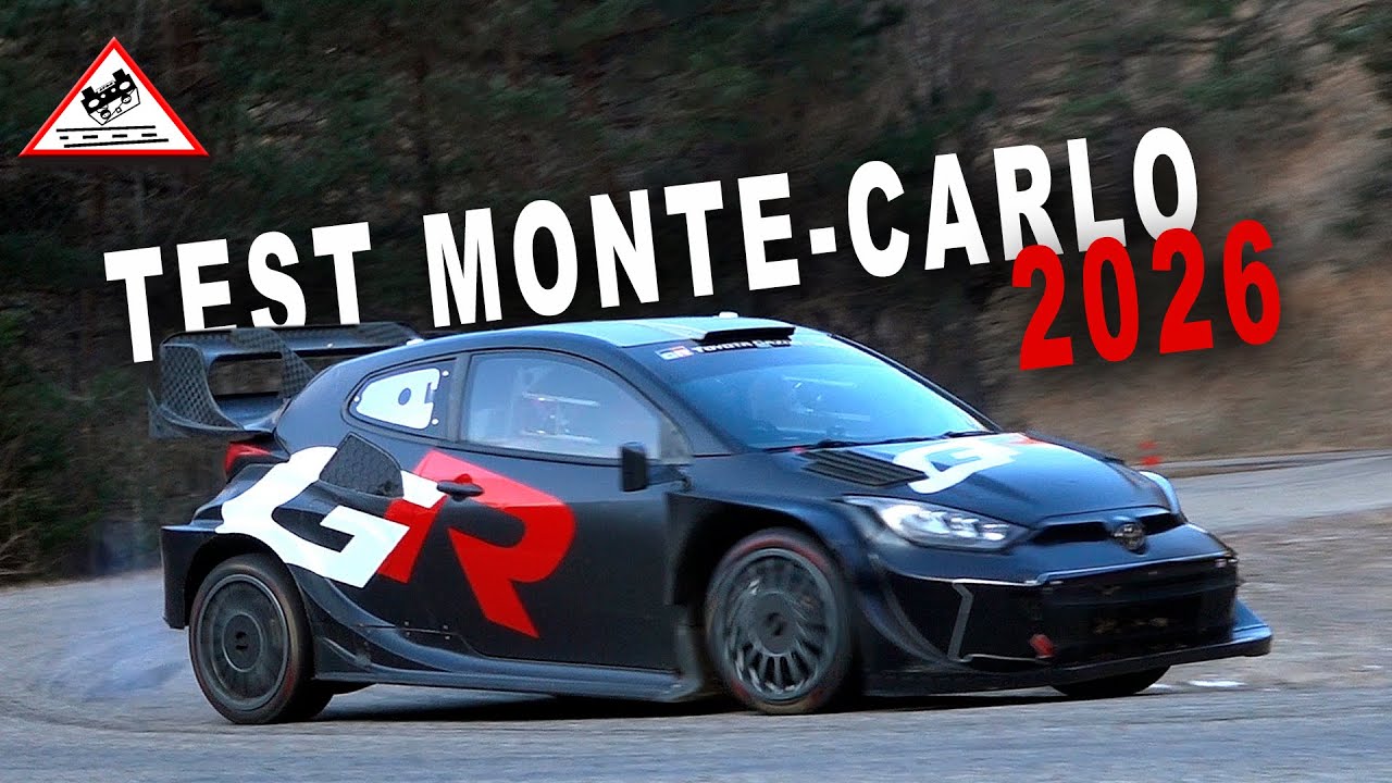 Test Elfyn Evans Rallye Monte-Carlo 2026 | Toyota Yaris GR Rally1 [Passats de canto]