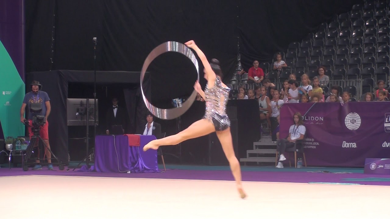 Salome Pazhava GEO Hoop EF World Challenge Cup Cluj 25 August 2019