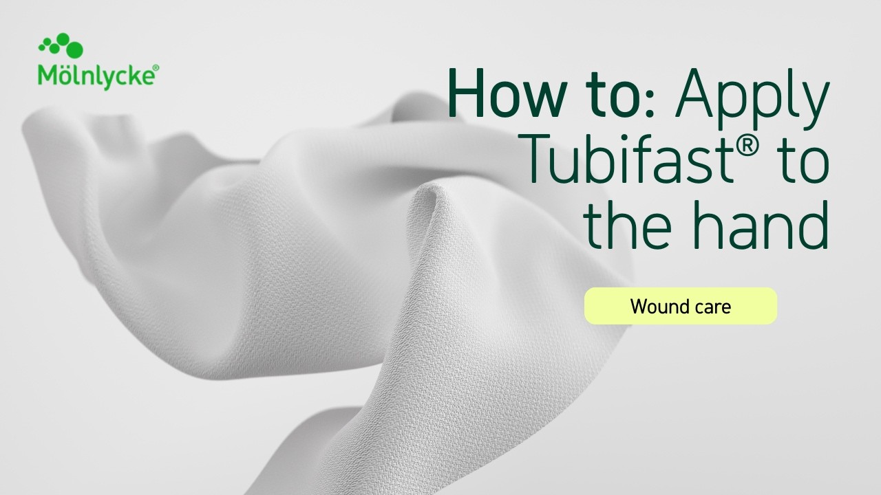 How to apply Tubifast to the hand