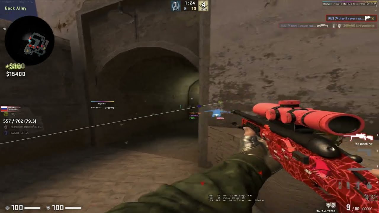 neverlose | HvH clips #40 ft. ideal yaw.lua
