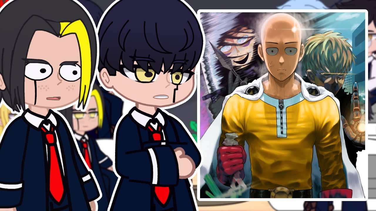 Mashle React to Saitama || One-Punch Man || TikTok || Gacha React