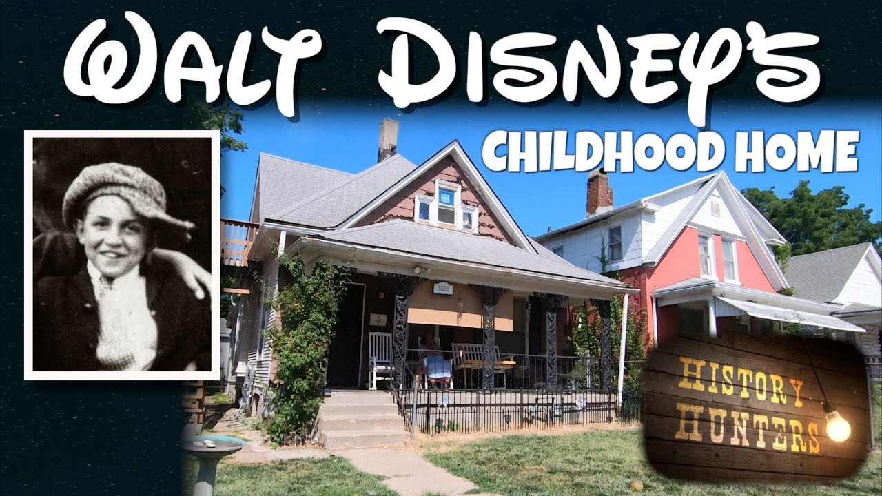 Walt Disney's Childhood Home, School & Laugh-O-Gram Studio