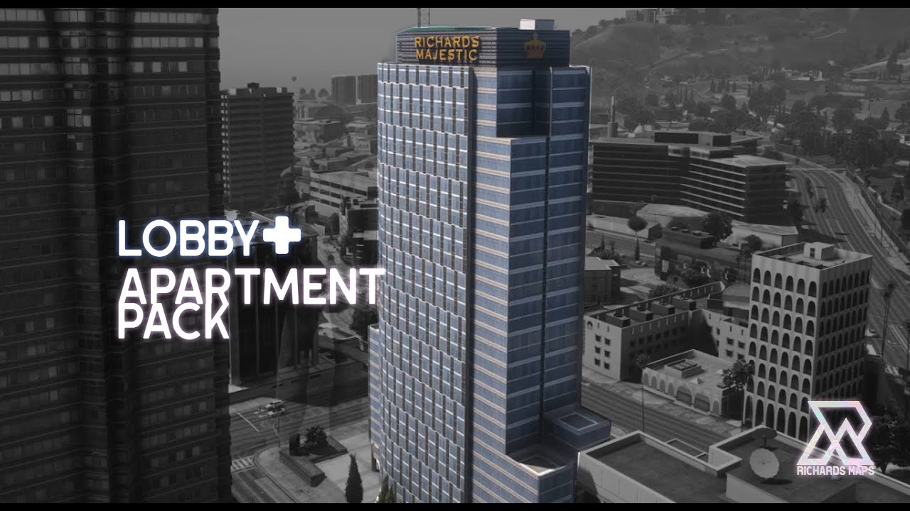 Richards Majestic Apartments - Lobby | MLO |  + Custom Apartments Pack | MLO | -  For five M