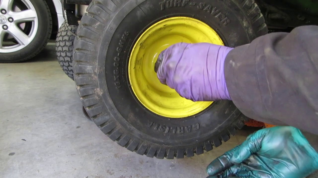 Here's a cheap way to Repair your worn out wheel bushings on a John Deere Lawn tractor 100 Series