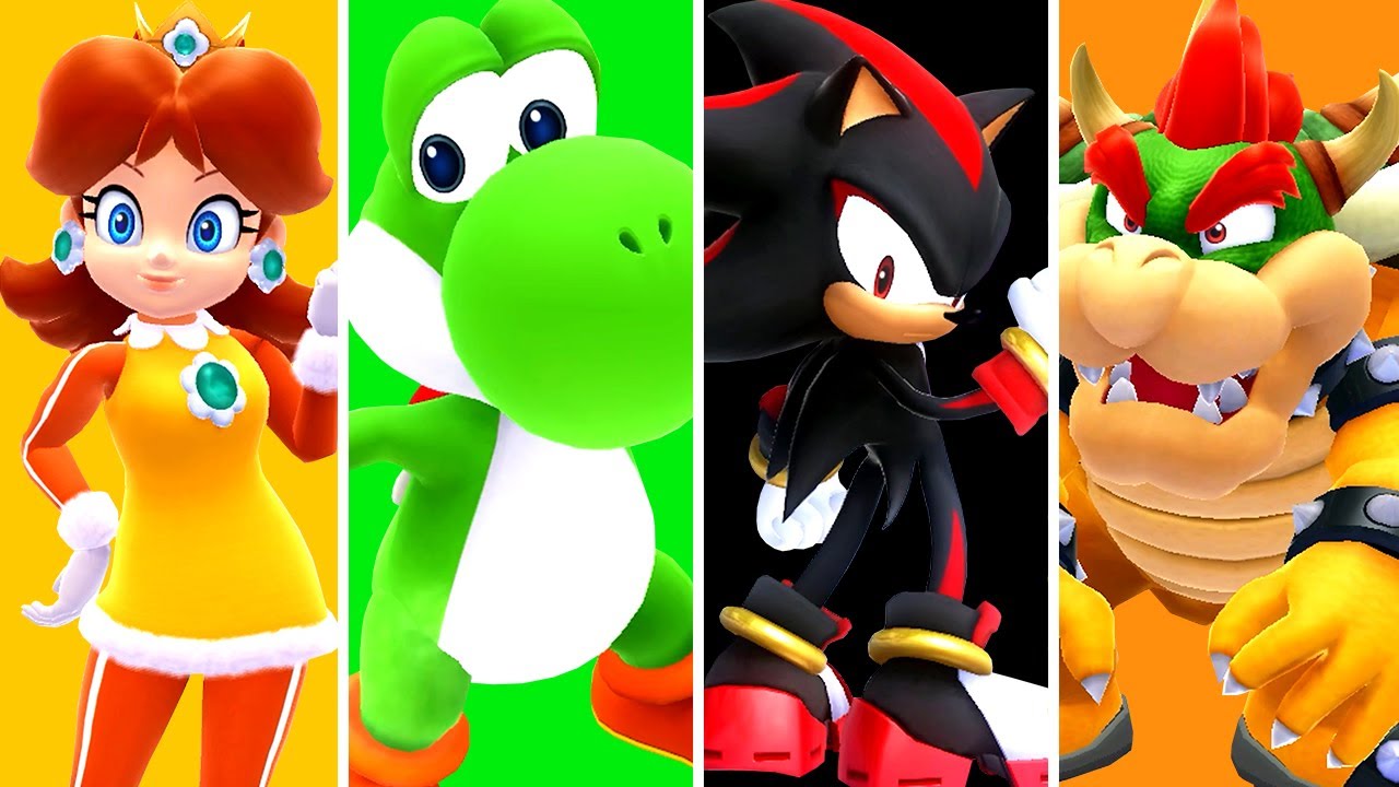 Mario & Sonic at the Olympic Winter Games Sochi 2014 - Biathlon (All Characters)